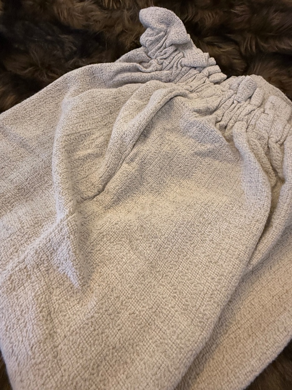 Boutique Linen Cropped Pants (M)